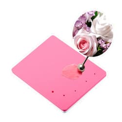KALAIEN 1Pc Fondant Shaping Foam Double-Sided Five-Hole Cake Mat Sugar Craft Tools Random Color