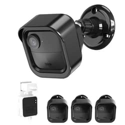 HOGEE All-New Blink Outdoor 4 (4th Gen) Camera Mount, Weatherproof Protective Housing and 360° Adjustable Mount with Sync Module 2 Outlet Mount - 3 Pack (Blink Camera are Not Included)