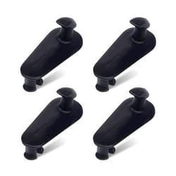 Jokormo 4 PCS Car Floor Mat Clips, 1.85In x 0.51In x 0.71In Waterproof Durable Vehicle Cargo Fastener, Universal T117 Automotive Cargo Mat Clip Accessories for Truck SUV Car (Black)