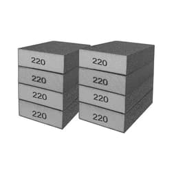 Newkita 8 Pcs Wet Dry Sanding Sponges, 220 Grit Hand Sandpaper Brick, Sanding Blocks for Drywall Metal Wood Furniture