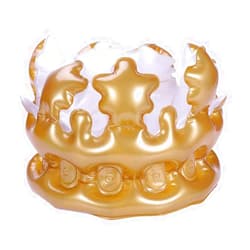 Haobase Inflatable Adult Queen Crown Fancy Dress Hen Party Decorations Toy
