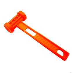 JIUMEI Lightweight Plastic Camping Tent Stake Hammer with Remover Hole Multi-functional Backpacking Tent Peg Mallet Stake Puller for Camping Canopy Tent Outdoor Camping Hiking Accessories