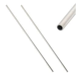 Eowpower 2 Pieces 304 Stainless Steel Capillary Metal Tube Tubing OD x ID, 4 x 3mm Length 250mm