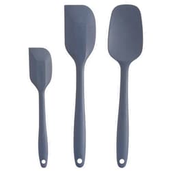 Cooptop Silicone Spatula Set - Rubber Spatula - 600°F Heat Resistant Baking Spoon & Spatulas(Dark Grey)