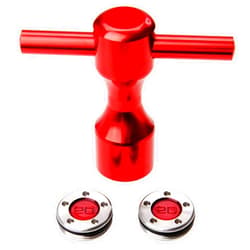 MUXSAM 2Pcs Golf Custom Weights Wrench Tool Kit, Golf Weight Screw 5-Prong Wrench, Compatible with Titleist Scotty Cameron California Newport Putter(20g)