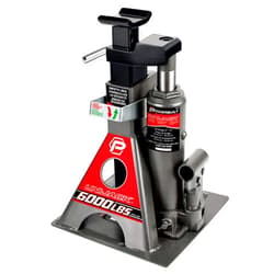 Powerbuilt 3 Ton, Bottle Jack and Jack Stands in One, 6000 Pound Capacity, All-in-One Car Lift, Heavy Duty Vehicle Unijack, Wide Base, 620471