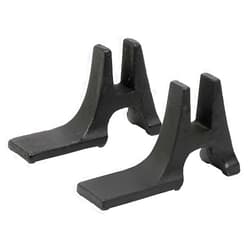 Oakestry X670130 Fireback Support Durable and Heat-Resistant, Simple and Sturdy Construction, Black, 8.25
