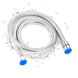 Arofa Bidet Hose Replacement, 47 Inch Bidet Hose for Toilet Handheld Bidet Sprayer, Arofa Stainless Steel Shower Hose with Nylon Braided PVC Inner Hose for G 1/2 Connector, Chrome