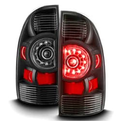 ACANII - For 2005-2015 Toyota Tacoma Pickup Black Housing LED Tail Lights Brake Lamps Assembly Driver & Passenger Side