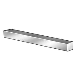 GRAINGER APPROVED Keystock, Over, 12 In L, 7/8 x 7/8