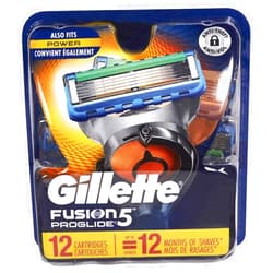 Gillette Gilete Fusion ProGlide - 12 Refill Cartridges