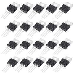 ACEIRMC 20pcs IC L7805CV Voltage Regulator Output 5 V 1.5 A Integrated Circuits L7805 Linear Positive Voltage Regulators TO-220 Three-Terminal Regulator Transistor 3Pin