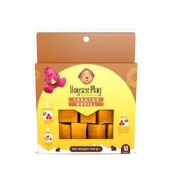 Dogsee Treatoy Yeti Toy Refill Pack 4.9oz (10 pc) | Himalayan Yak Cheese Chew Nuggets | Great for Oral Hygiene | No Odor, No Mess