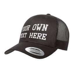 Love Sketches Custom hat Embroider Your own Text Yupoong Trucker Snapback Cap 6606 Mesh Back