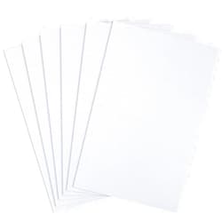 Similane 6 Pieces Aida Cloth 14 Count Cross Stitch Fabric, White, 12 by 18-Inch