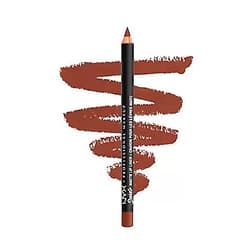 NYX PROFESSIONAL MAKEUP Suede Matte Lip Liner, Vegan Formula - Leon (Honey Brown)
