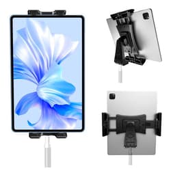 SENWOW Tablet Tripod Mount Adapter 360 Degree Rotatable Universal, Tablet Clamp Holder for Tripod, Selfie Stick, Monopod, Compatible with iPad Pro, iPad Air, iPad Mini, 3.5-13.5 Inch Phone Tablet