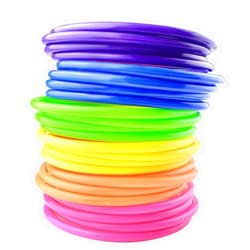 Topbuti 24 Pcs Multicolor Plastic Toss Rings Kids Ring Toss Game Carnival Rings for Speed and Agility Practice Games, Garden Backyard Outdoor Games, Bridal Shower Game, Game Booth