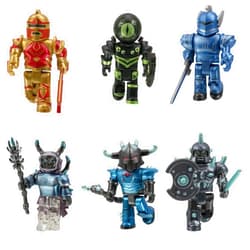 Roblox Action Collection - Champions of Roblox 15th Anniversary Gold Six Figure Pack [Includes Exclusive Virtual Item]