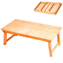 Koyasiry Bamboo Coffee Table Foldable,Low Floor Table Dining Table Collapsible Oriental Folding Table for Living Room Small Spaces Picnic Table Ground Portable Table,Floor Desk for Adults,33.5x17.7in