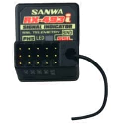 Sanwa RX493i Receiver M17/M-5 SNW107A41375A