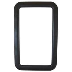 Black Entry Door Window VALTERRA LLC A77008 Exterior Entrance Door Window Frame Black