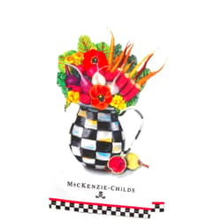 MACKENZIE-CHILDS Cotton Dish Towel, Cute Decorative Kitchen Dish Towel for Cleaning and Home Decor, Set of 1, Vegetable Bouquet