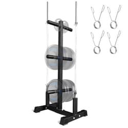 Yes4All 24 inches Adjustable Speed Bag Platform with Leather Speed Balls, Solid Main Frame Steel Construction, Adjustable Height Boxing Training Equipment with Punching Ball