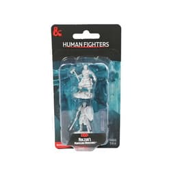 WizKids D&D Nolzur's Marvelous Miniatures: Human Fighters | WizKids Unpainted Dungeons and Dragons Miniatures