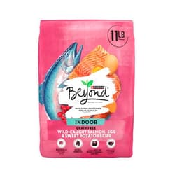 By Beyond Purina Beyond Indoor Grain Free Salmon, Egg & Sweet Potato Recipe Adult Dry Cat Food, 11 LB