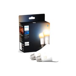 Philips Hue Smart 60W A19 LED Bulb - White Ambiance Warm-to-Cool White Light - 2 Pack - 800LM - E26 - Indoor - Control with Hue App - Works with Alexa, Google Assistant and Apple Homekit