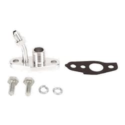 ChengyuWei 4AN Turbo Oil Feed & 10AN Oil Return Flange Kit - Enhance Performance for CT9 CT12 CT20 CT26