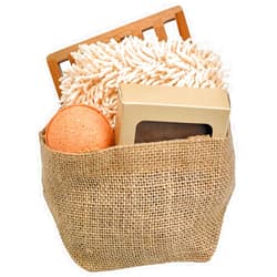 Fabulous Frannie All Natural Orange Creamsicle Gift Basket includes 4oz Soap, 2.75 Bath Bomb, Soap Dish, and Soap Sponge