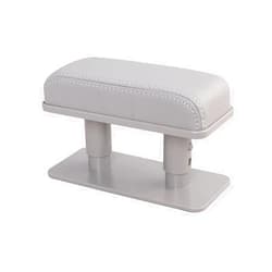 JEYODA Car Armrest Pad, Left Elbow Support, General Leather Booster Pad, Central Armrest Box, Adjustable Armrest (Grey)