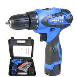 Guanchen Cordless Impact Driver Drill Kit Drill Gun Power Screwdriver 16.8V LED Light 18+1 Torque Setting & Two Speed Transitions 35Nm Max Torque 29 Accessories Drill Driver Kit