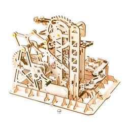 Rowood 3D Wooden Marble Run Puzzle Craft Toy, Gift for Adults & Teen Boys Girls, Age 14+, DIY Model Building Kits - Tower Coaster(Marble Climber)