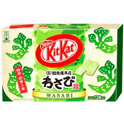 Nestle Japanese Kit Kat - Wasabi Chocolate Box 5.2oz (12 Mini Bar)