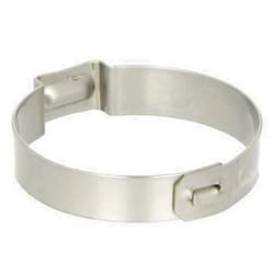 Oetiker 15500018 Stainless Steel Hose Clamp with Mechanical Interlock, One Ear, 7 mm Band Width, 27 mm - 30.1 mm Hose OD Range (Pack of 100)