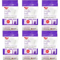 Enoz Lavender Scented Moth Ball Packets: Kills Clothes Moths, Carpet Beetles, Eggs and Larvae (6 oz Bag, 6 Pack)