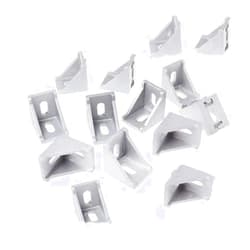 Dtacke Inside Corner Bracket Aluminum Extrusion Profile Aluminum Profile Corner Bracket L Shape Right Angle Connector Bracket 20pcs (2020)