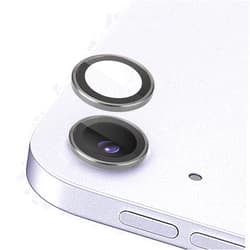 Zeking (2 Set) for iPad Air 13/ Air 11 M3 2025Camera Lens Protector, Scratch-Resistant HD Clarity Ultra-Thin 9H Tempered Glass with Aluminum Edging, Individual Metal Lens Cover(Grey)