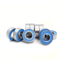 WAAZVXS WWBR-Repair Kits 10PCS 687RS 687 RS 2RS Color Bearing 7x14x5 mm ABEC-3 for Hobby Electric RC Car Truck Ball Bearings 687-2RS Blue Sealed
