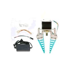 youyeetoo Soft Flexible Robot Gripper Claw, Bionic/Adaptive Object Shape Grasping/No-Damage Grab, Support Arduino Raspberry pi STM32,DC12-24V Wide Voltage Industry Control(Two Fingers with Control)
