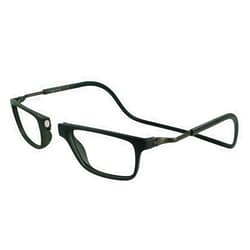 Clic Magnetic Reading Glasses for Men or Women, Soft Foldable Band, Computer Readers, Bodo (XL-XXL)