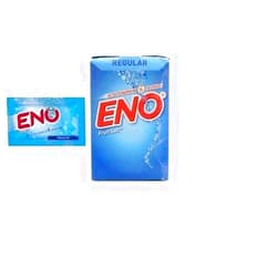 Eno Fruit Salt Regular Antacid Powder Baking Soda for Indigestion, Heartburn, Flatulence 30 Sachets 5 g Each by Eno