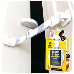 Door Buddy Cat Door Latch & Cat Door Stopper. Adjustable Door Strap for Cats to Dog Proof & Keep Dog Out of Litter Box & Cat Feeder. Simpler Pet & Cat Gate Alternative. No Cut Cat Door Interior Door