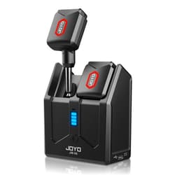 JOYO Wireless Guitar System 5.8GHz Wireless Guitar Transmitter Receiver with Charging Box 4 Signal Channel for Guitar Bass Electric Instruments (JW-06)