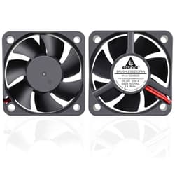 Gdstime 2-Pack 24V 50mm x 50mm x 20mm 2 inch 5020 Brushless Cooling Fan 2 Pin