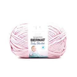 Bernat Baby Blanket Baby Pink Yarn - 1 Pack of 300g/10.5 oz - 100% Polyester - #6 Super Bulky - 220 Yards - Knitting/Crochet