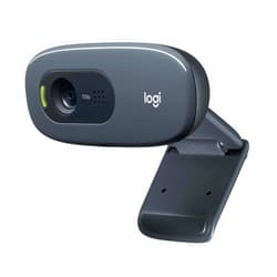 Logitech C270 HD Webcam, 720p, Widescreen HD Video Calling,Light Correction, Noise-Reducing Mic, For Skype, FaceTime, Hangouts, WebEx, PC/Mac/Laptop/Macbook/Tablet - Black